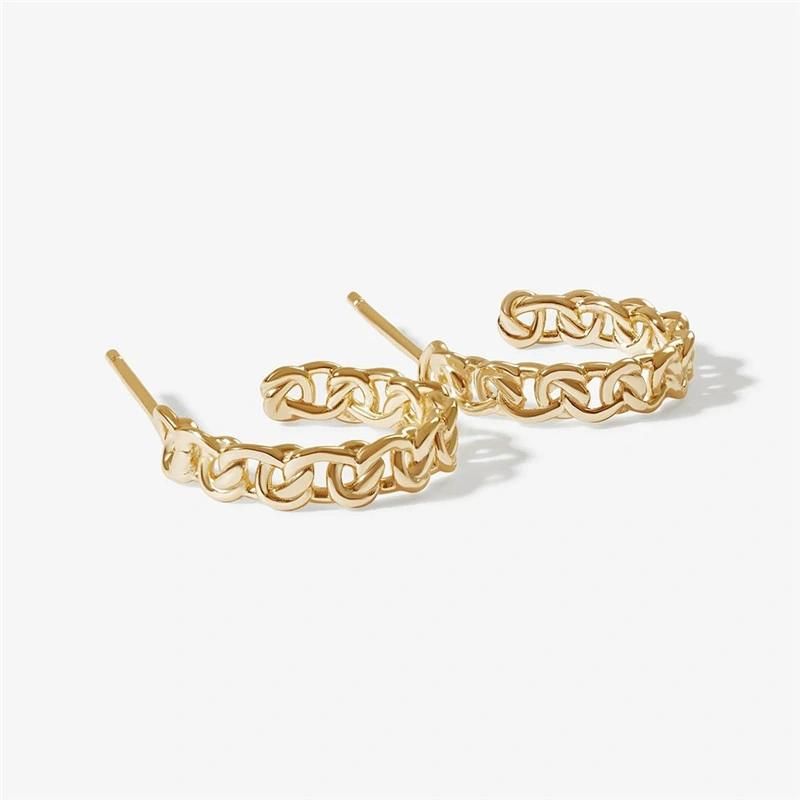 925 Sterling Silver Fashion Jewelry Mini Hoop Earrings for Women