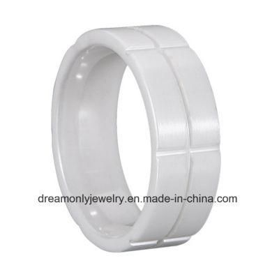 Cross Ceramic Ring for Men and Women