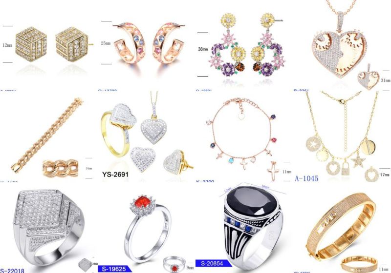 New Design Fashion Jewelry 925 Sterling Silver Cubic Zirconia Bracelet