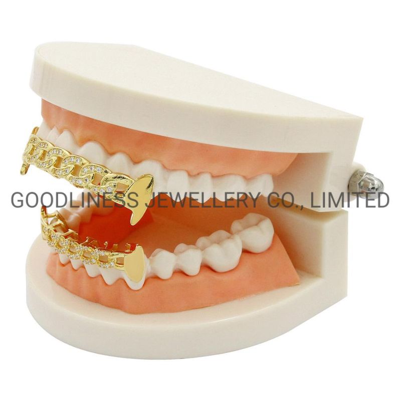 Hotsale Fashion Men Teeth Grillz Rapper Hip Hop Jewelry