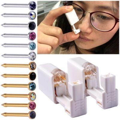 Disposable Safe Sterile Piercing Unit for Nose Studs Piercing Gun