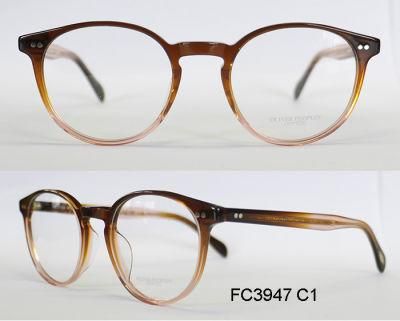 Good Quality Round Shape Acetate Optical Frame for Lady with (Ce) Eyewear