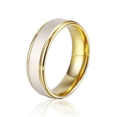 Anxiety Relief Turn Able Men Ring Jewelry Sand Blast Glitter Gold Stainless Steel Fidget Rings Women