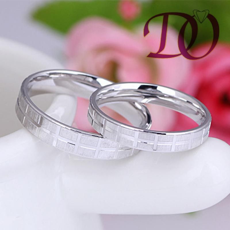 Simple Wedding Rings for Women and Men 925 Sterling Silver Wedding Ring
