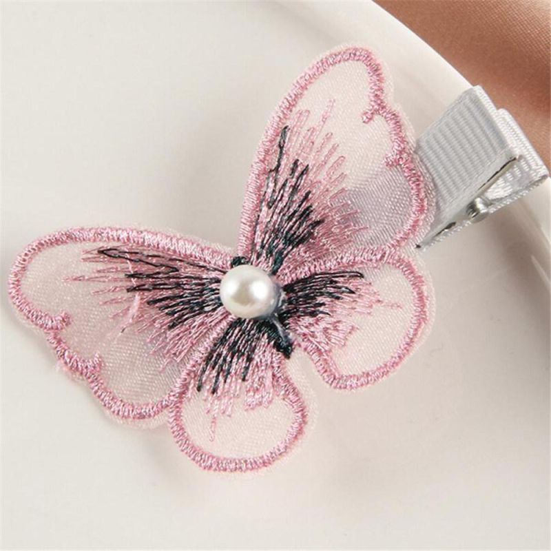 Dgirls Beauty Tools Butterfly Peanut Shape Fashion Hair Clip