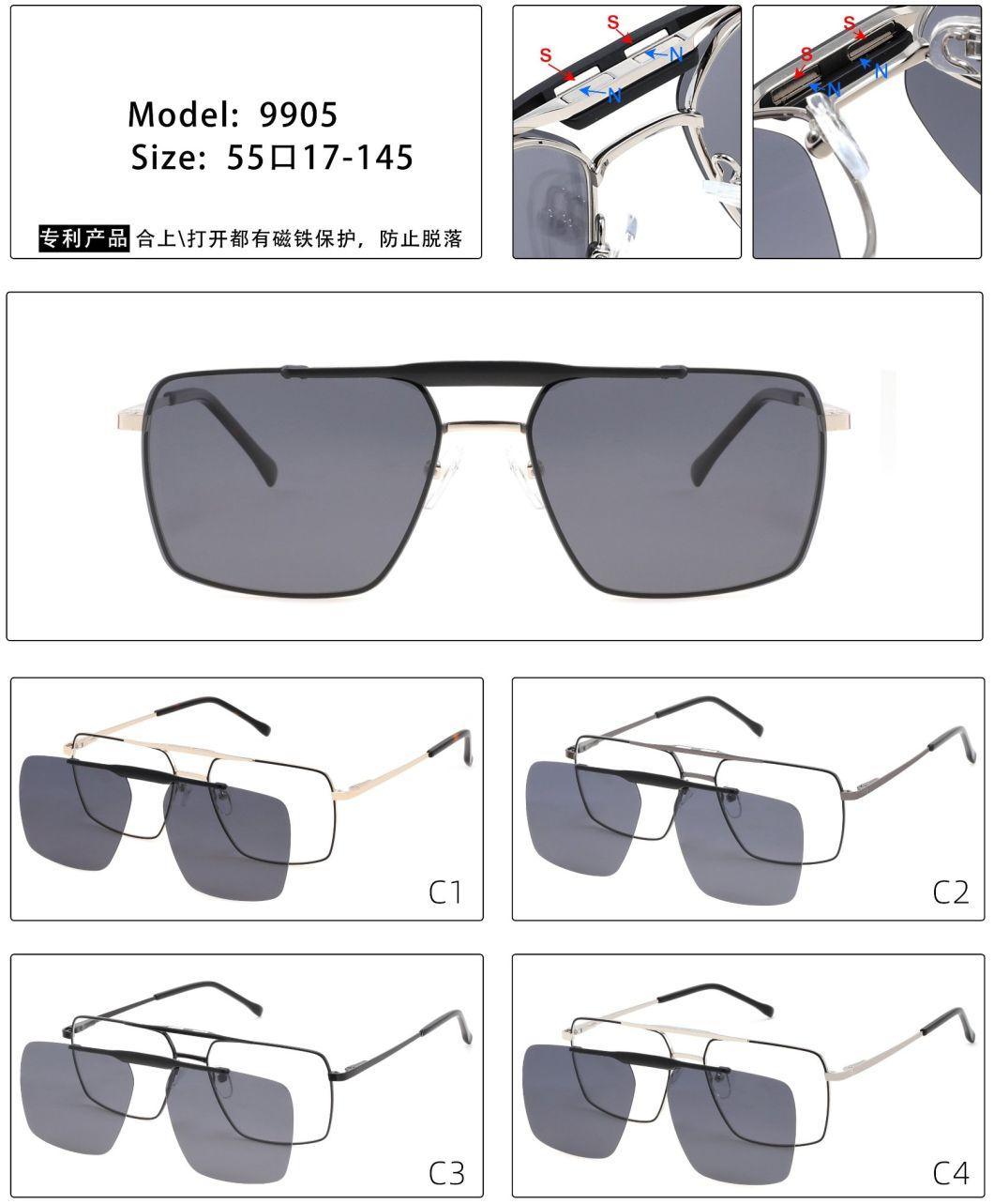 Clip on Magnet Metal Sunglasses 9005