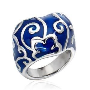 Luxury Fashion 316L Stainless Steel Enamel Ring Jewelry