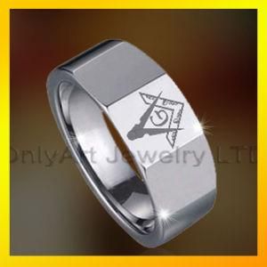 Masonic Tungsten Ring Fashion Jewelry Style
