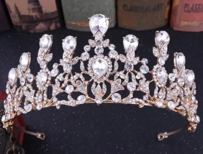 Elegant Crystal Tiara Crown, Wedding Tiara Crown, Bridal Crystal Tiara Crown