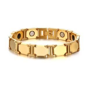 Fashion Gold Tungsten Steel Sabona Magnetic Energy Bracelet