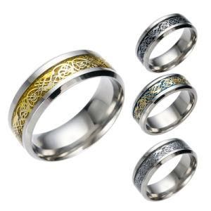 Jewellery Fashion Men Stainless Steel Gift Silver Ring Jewelry