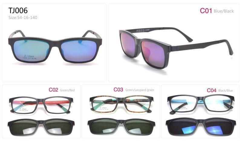 Clip Sunglasses Magenetic Sunglasses Eyeglasses Function Sunglasses Visor Summer Sunglasses (TJ001-TJ006)