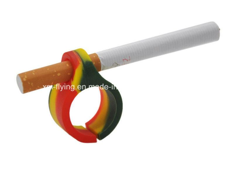 Cigarette Holder Silicone Ring Finger Hand Rack Wholesale Waterproof Artifact