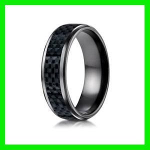 High Quality Titanium Ring Inlay Carton Fiber (TIR572)
