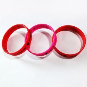 Name Lovely Printed Embossed Silicone Wristband