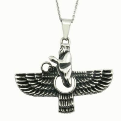 Stainless Steel Jewelry Fly Eagle Pendant