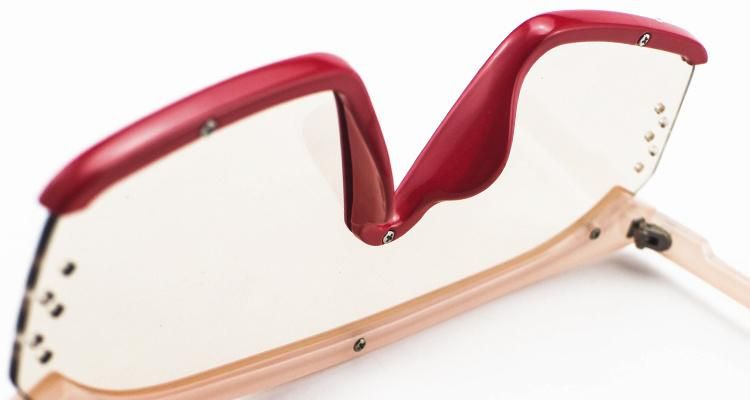 Oversize Breathable PC Frame Women Ready Sunglasses