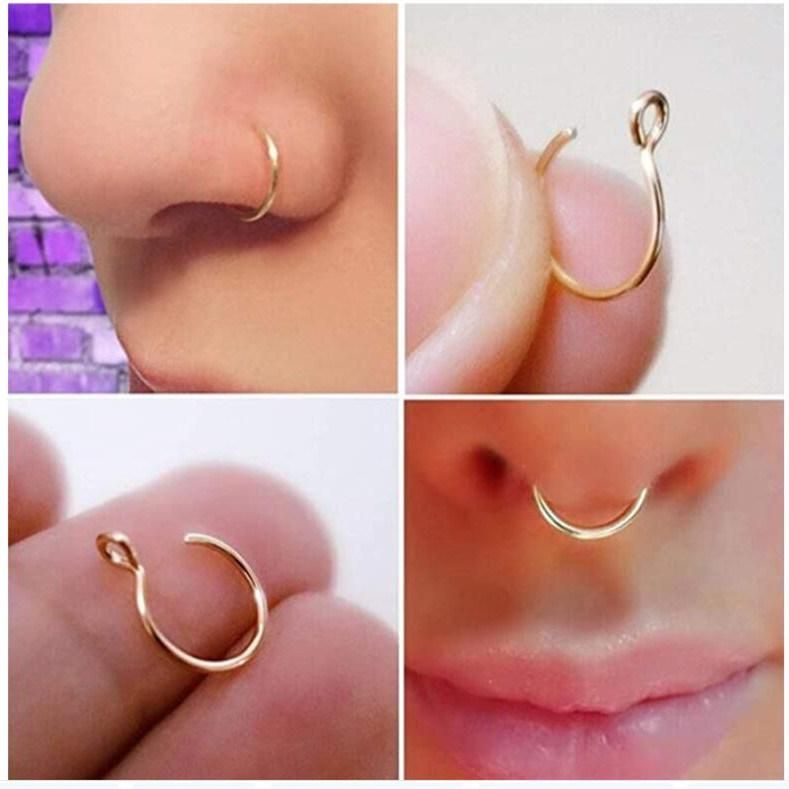 Hot Sale Fast Delivery 316L Stainless Steel Nose Ring Body Piercing Jewelry