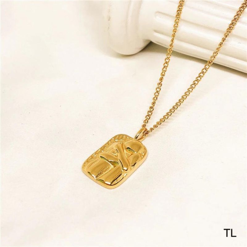 Custom Jewelry Manufacturer High Quality Fashion jewellery Body Gold Chain Waterproof Gold Plated Pendant Necklace