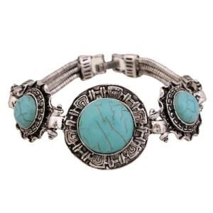 Fashion Delicate Silver Turquoise Jewelry Bracelet