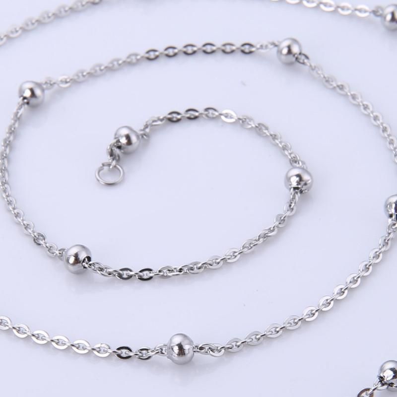 Handmade Collection Fashionable Jewelry Satellite Chain Necklace Bracelet Anklet Earring Lady Jewellery