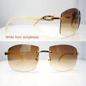 White Horn Top Quality Sunglasse / Unisex Vogue Sunglasses for Men and Woemn