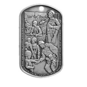 Antique Silver Dog Tag[Dt-023]