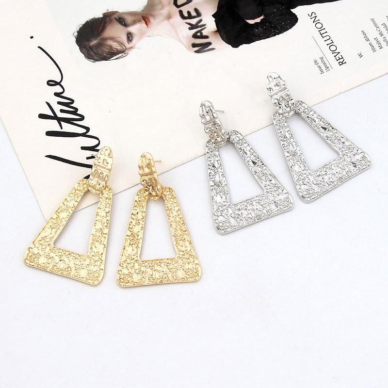 Metal Hanging Earring Geometric Statement Earring Fashion Accessories Jewelry