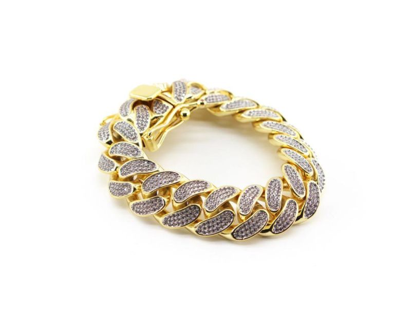 14K Cuban Link Bracelet Fashion Jewelry Chain