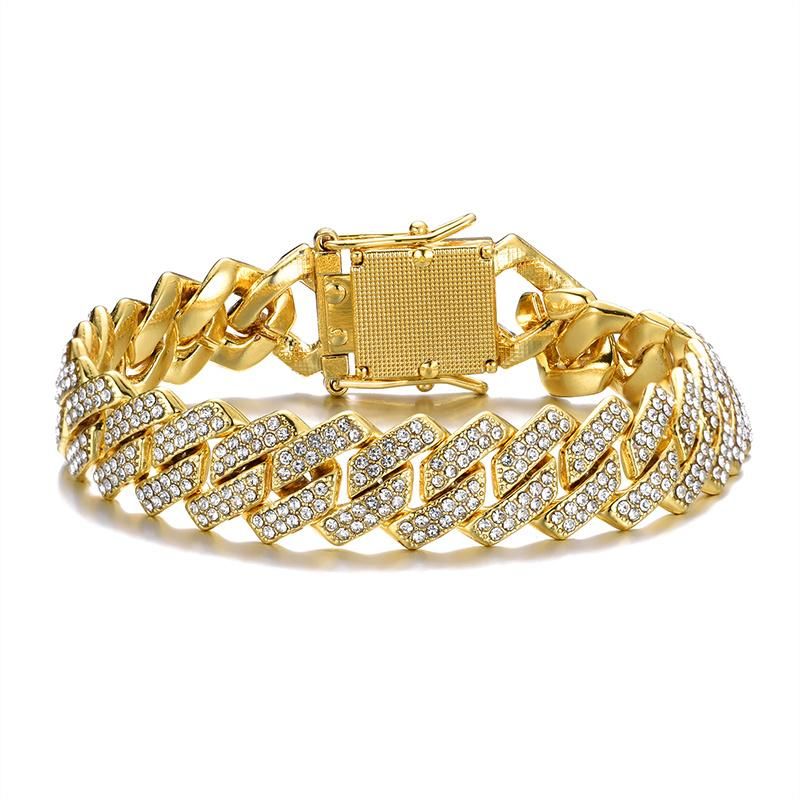 Simple Chain Jewelry Delicate Zircon Copper Charm Bracelet
