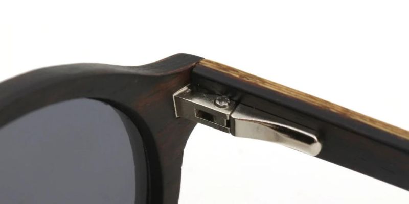 Ready Goods Hot Sell High and Low Layer Ebony Wooden Sunglasses