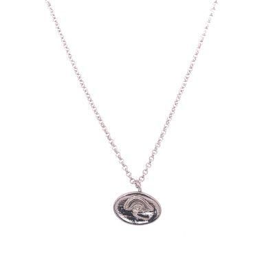 Jewelry Accessories  Fashion Design All-Seeing Eye Coin Necklace