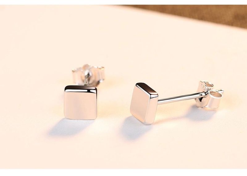 Fashion Jewellery Ear Studs Heart Design for Boys