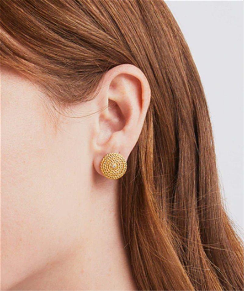 Factory Supplier Round Shape MIDI Earring Studs Tier Drop Earrings