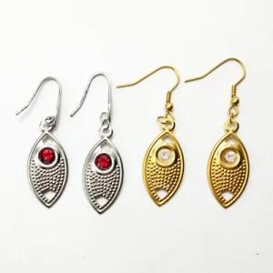 Fashion Gift Jewelry Decoration Stainless Steel Silver Gold Earring