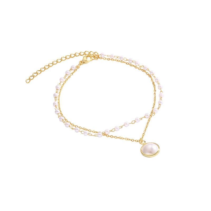 Ladies Pearl Bracelet Simple Zircon Bracelet Niche Trend Bracelet
