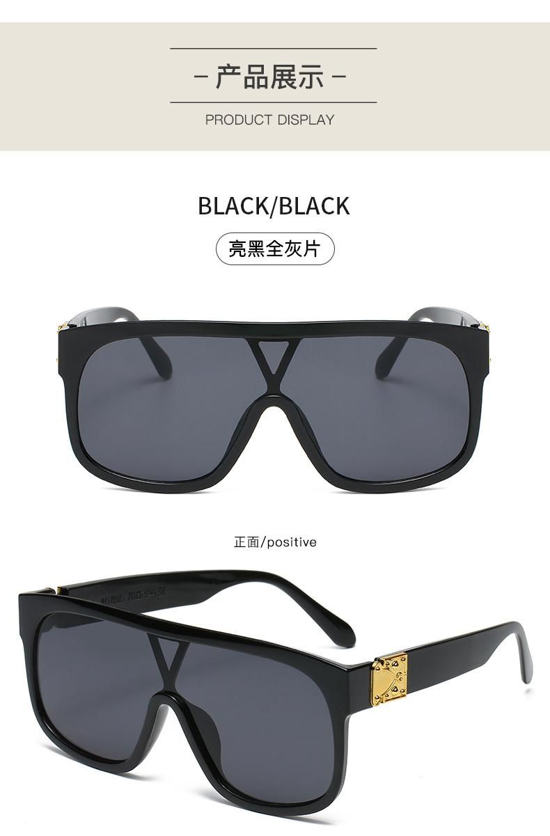 Sunglasses One Piece Fashion Sunglasses Big Frame Personalized One-Piece Goggles