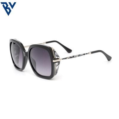 BV Oversize Woman Square Fashion Polarized Big Frame Sunglasses