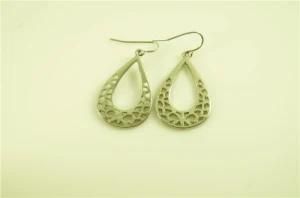 Textured Openwork Alloy Earring