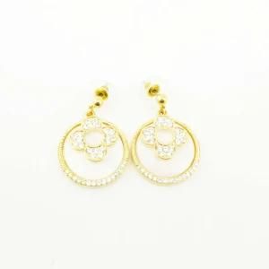 Fashion Accessoires with Crystal Earring Alloy Jewelry
