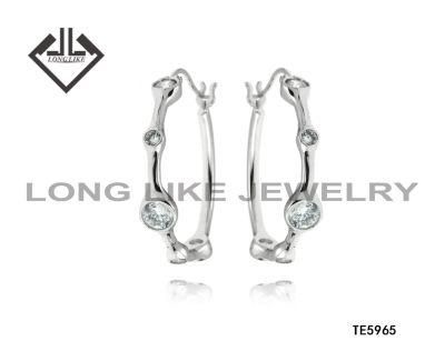 925 Silver Jewelry Hoop Earring Huggie Earring