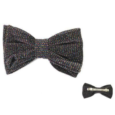 Girls&prime; Fashion Black Bow Hair Accessories