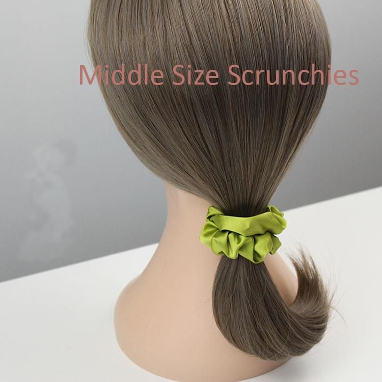 16mm Silk Satin Hair Scrunchies for Lady