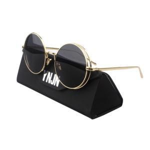 Ynjn Retro Fashion Round Unisex UV400 Metal Sunglasses (YJ-F83306)
