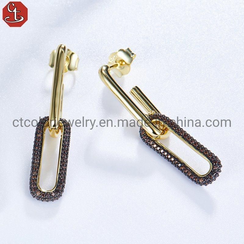 Fashion Designs Square Shape Earring High Quality Wholesale Earrings