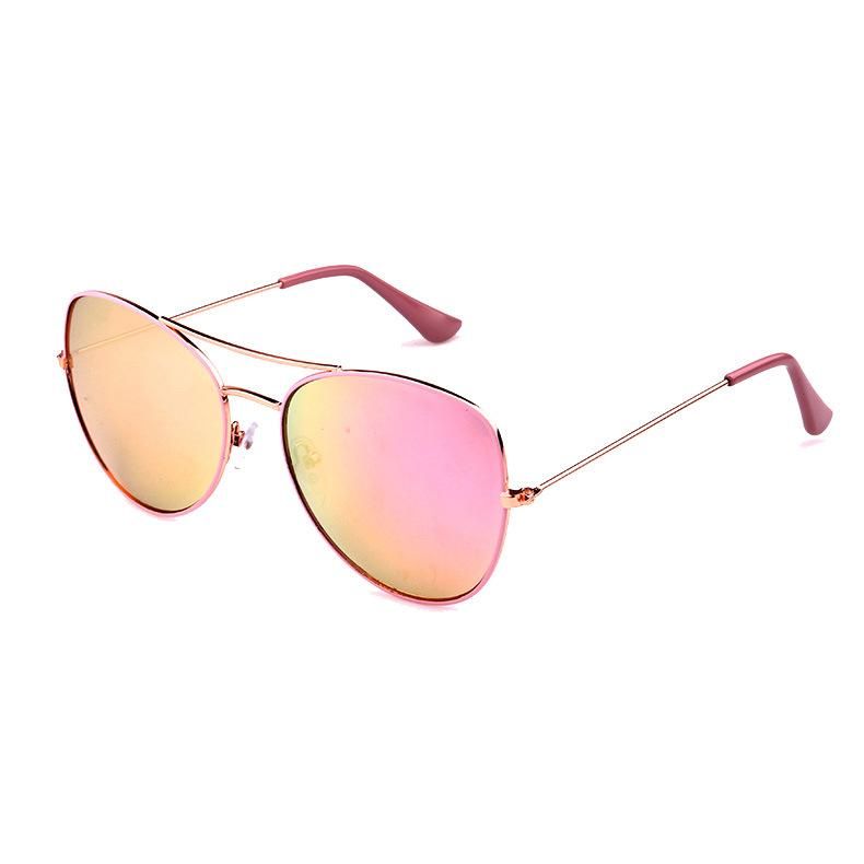 2018 Lovely Pink Lens Metal Sunglasses