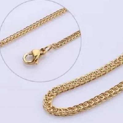 Wheat Chopin Chain Necklace Fashion Jewelry