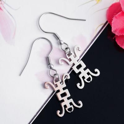 Chinese Elements Retro Bell Tower Earrings, Earrings Earhook Female