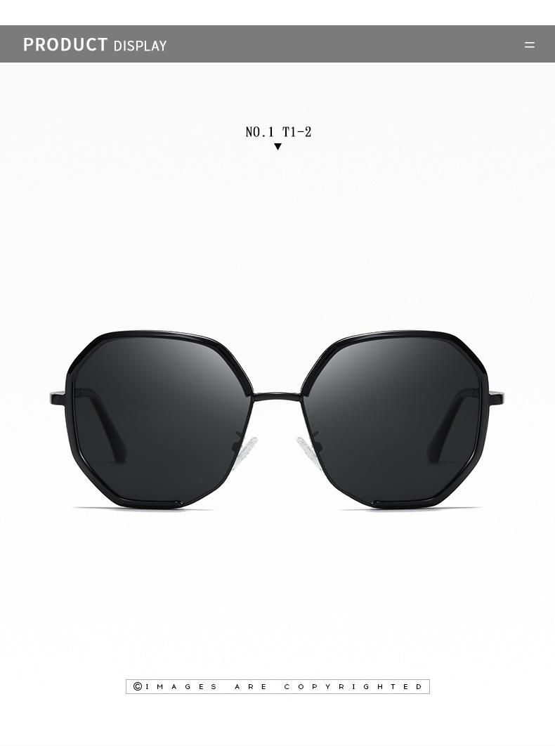 New Arrivals Fashion Designer Square Frame Trendy Women Oversized Shades Sunglasses