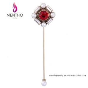 Wholesale Fashion Jewelry Fresh Red Pearl Rhinestone Brooch